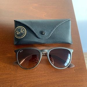 Erika Classic Ray-Bans - Tortoise, Gunmetal, Brown